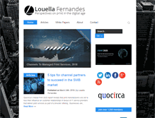 Tablet Screenshot of louellafernandes.com